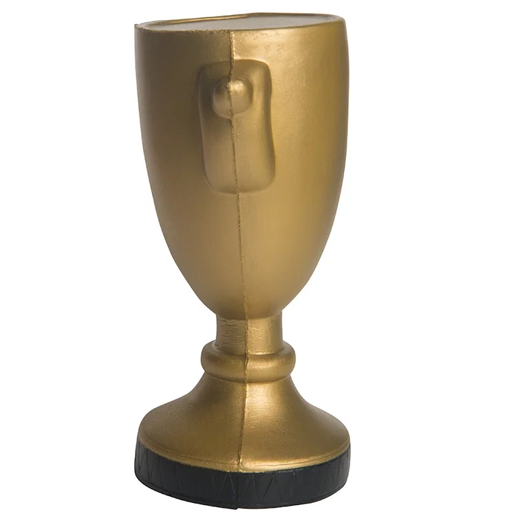 Promotional Gold Trophy Stress Reliever — view 2