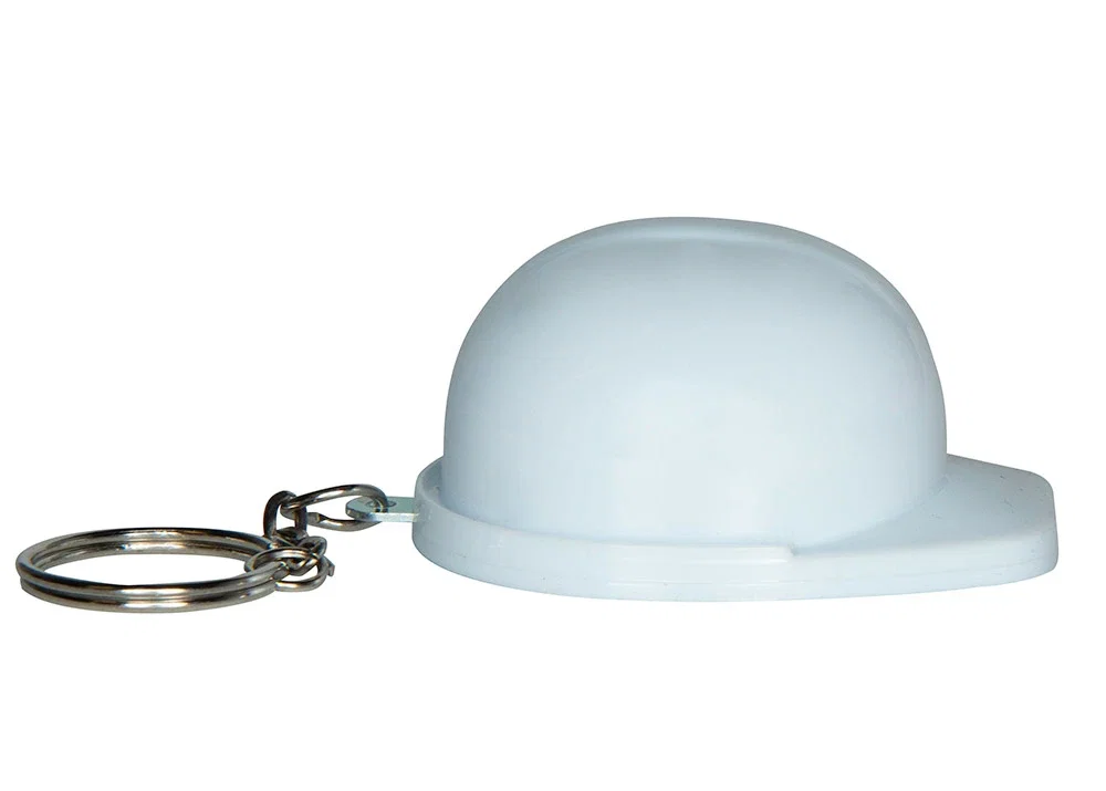 Hard Hat Bottle Opener Keychain — view 2