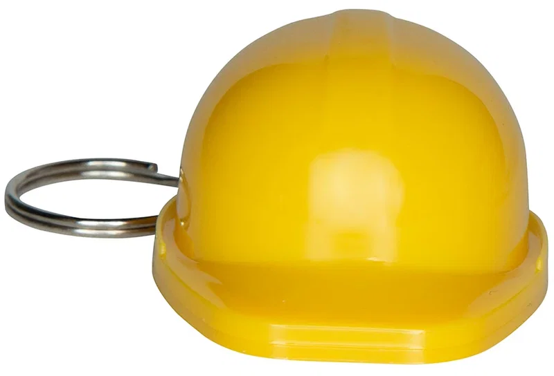 Hard Hat Bottle Opener Keychain — view 5