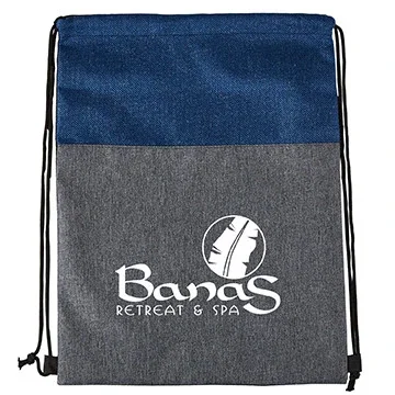 Heathered N’ Jute Drawstring Backpack — view 3