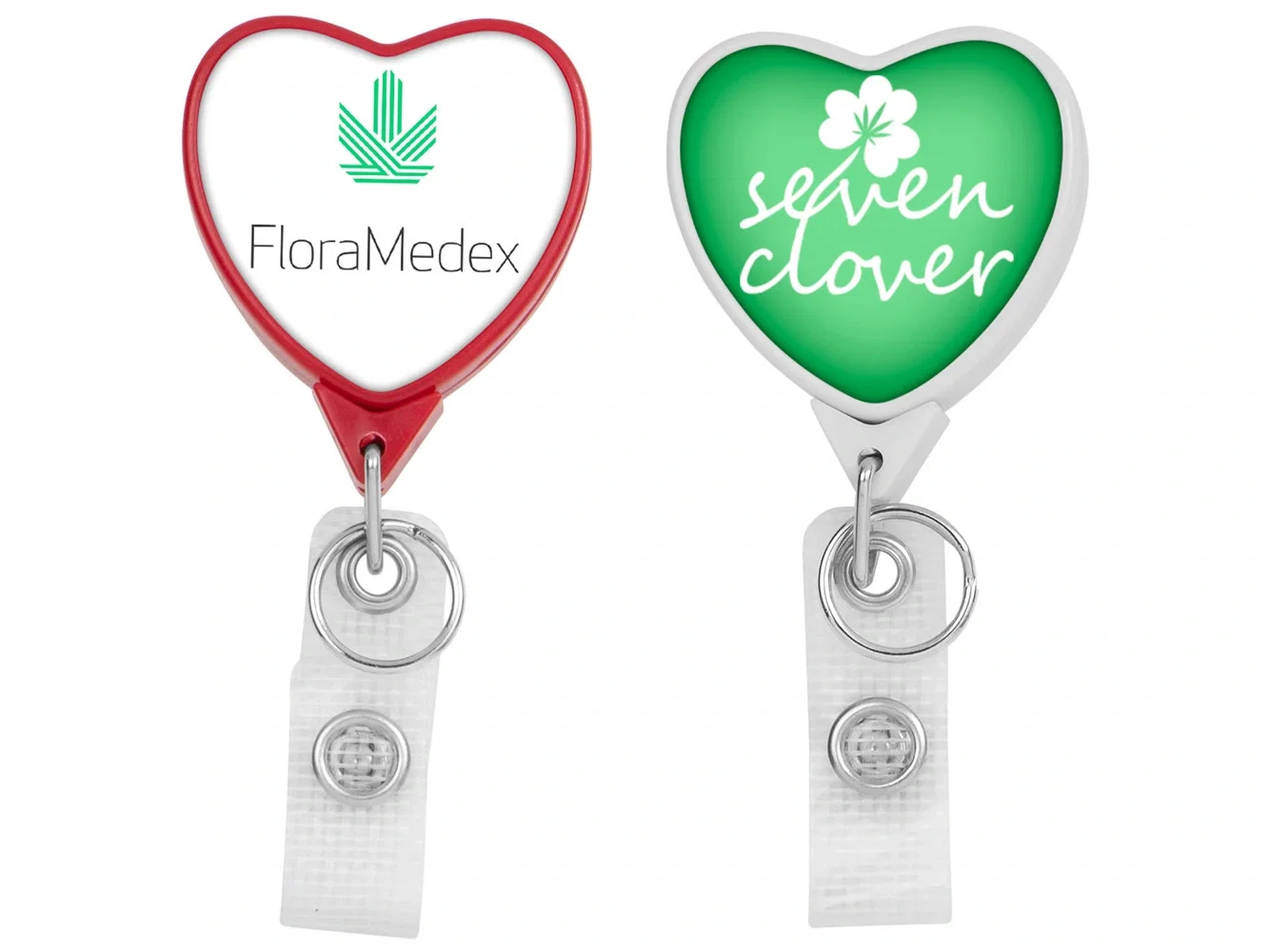 Custom Hemp Retractable ID Badge Reel (6 Shapes) — view 4