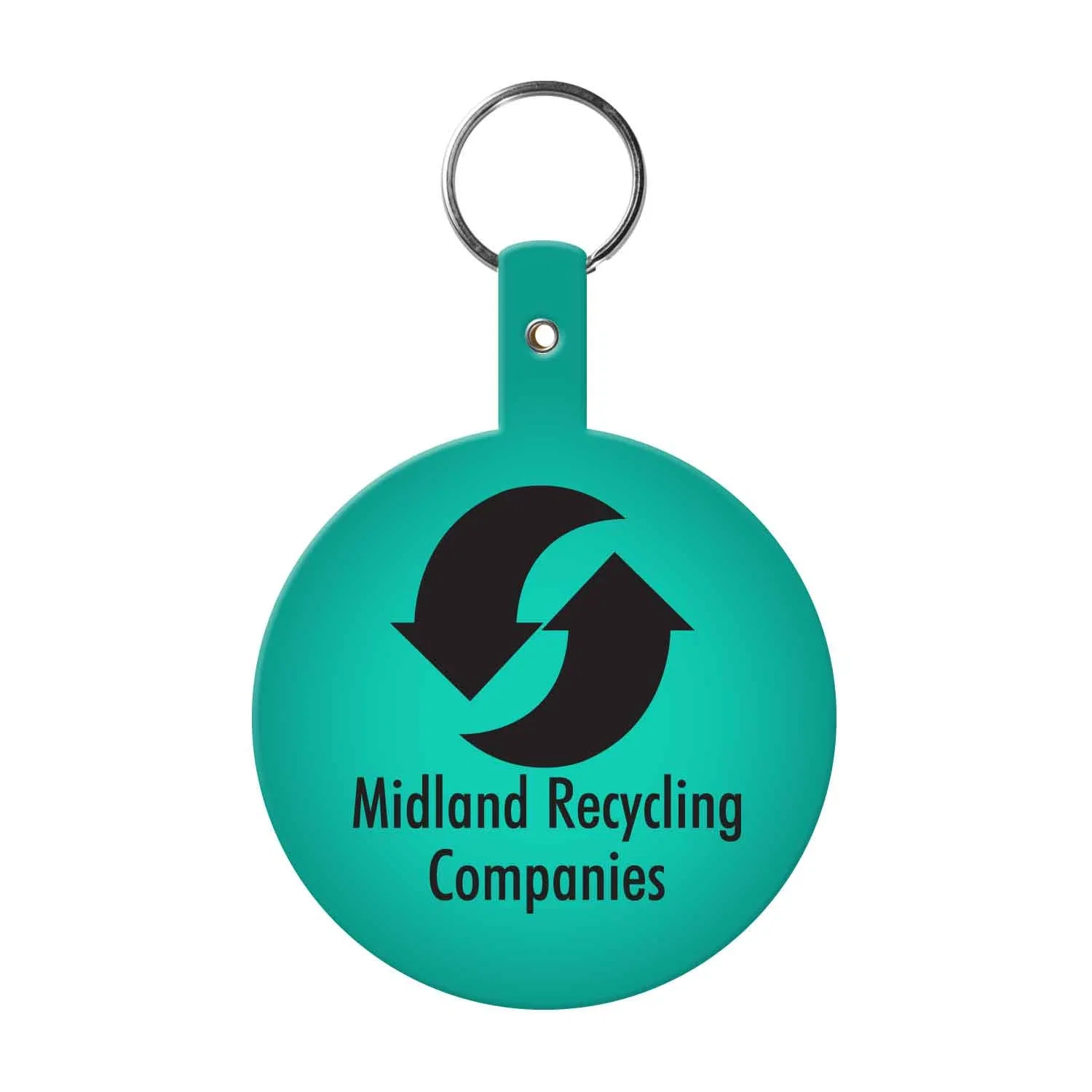 Large Circle Flexible Key Tag — view 10