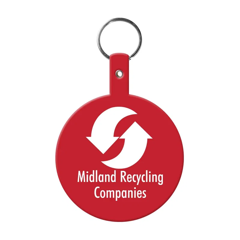 Large Circle Flexible Key Tag — view 11