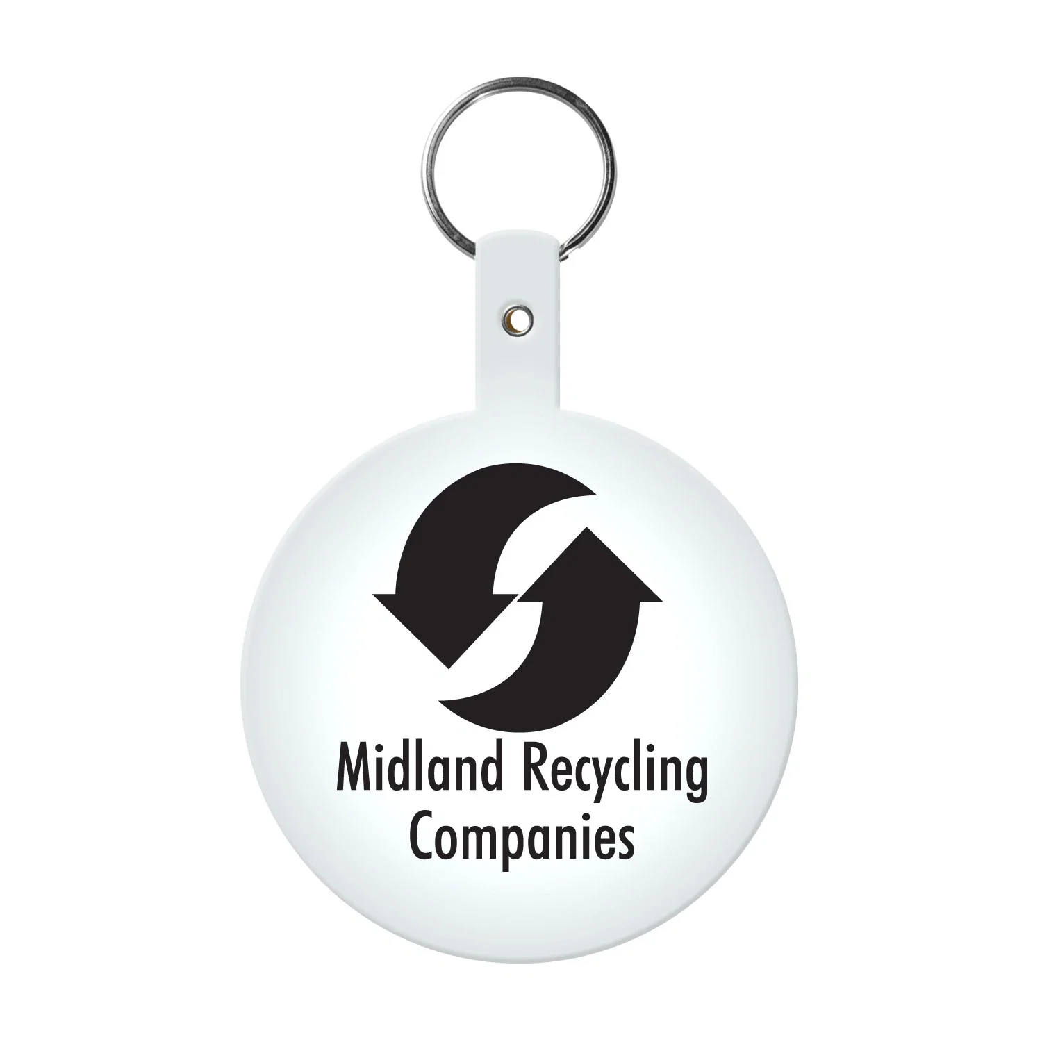 Large Circle Flexible Key Tag — view 12