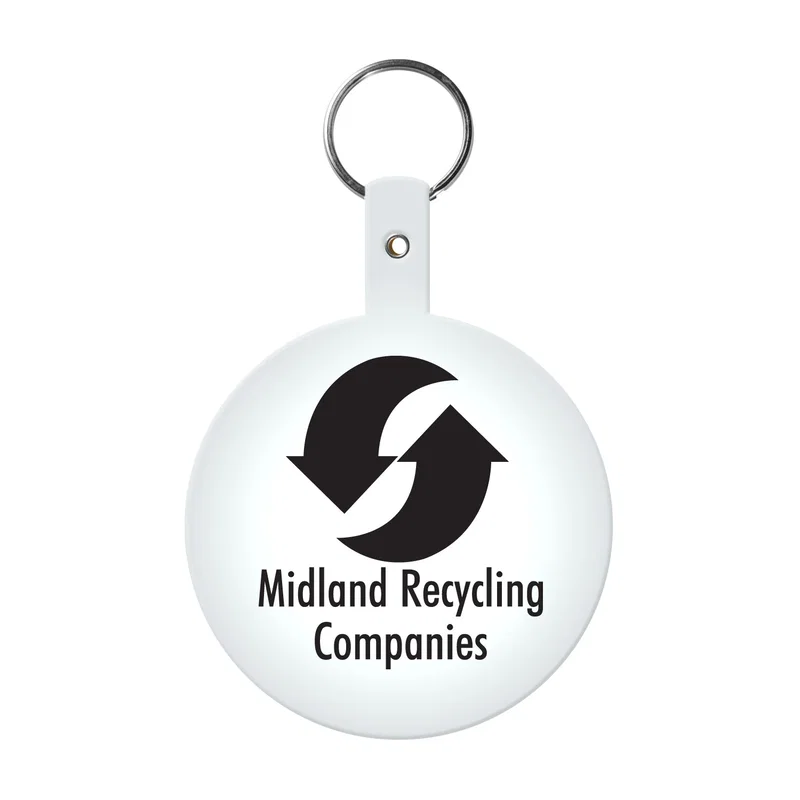 Large Circle Flexible Key Tag — view 12