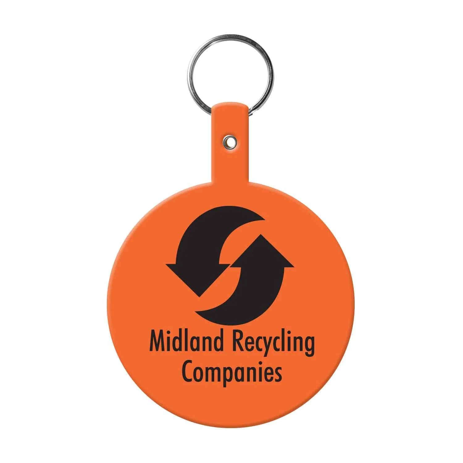 Large Circle Flexible Key Tag — view 14