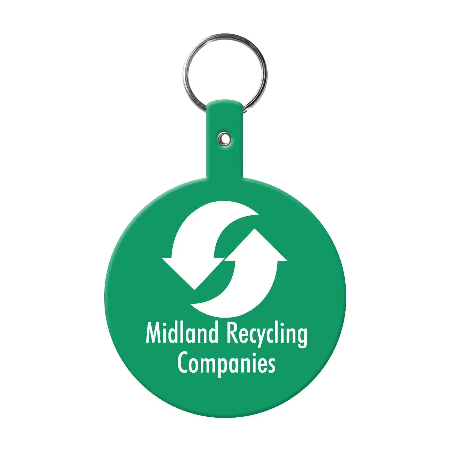 Large Circle Flexible Key Tag — view 15