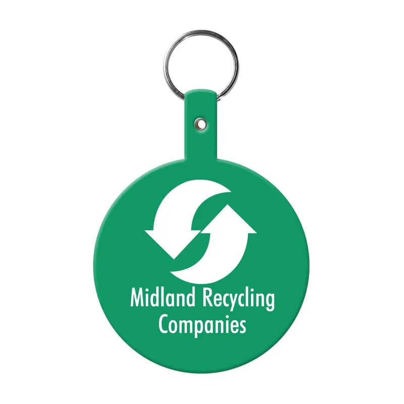 Large Circle Flexible Key Tag — view 15