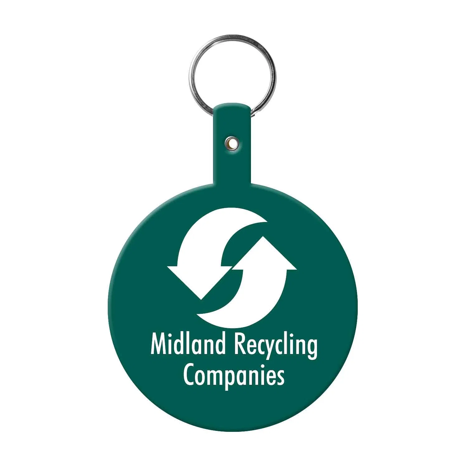 Large Circle Flexible Key Tag — view 16