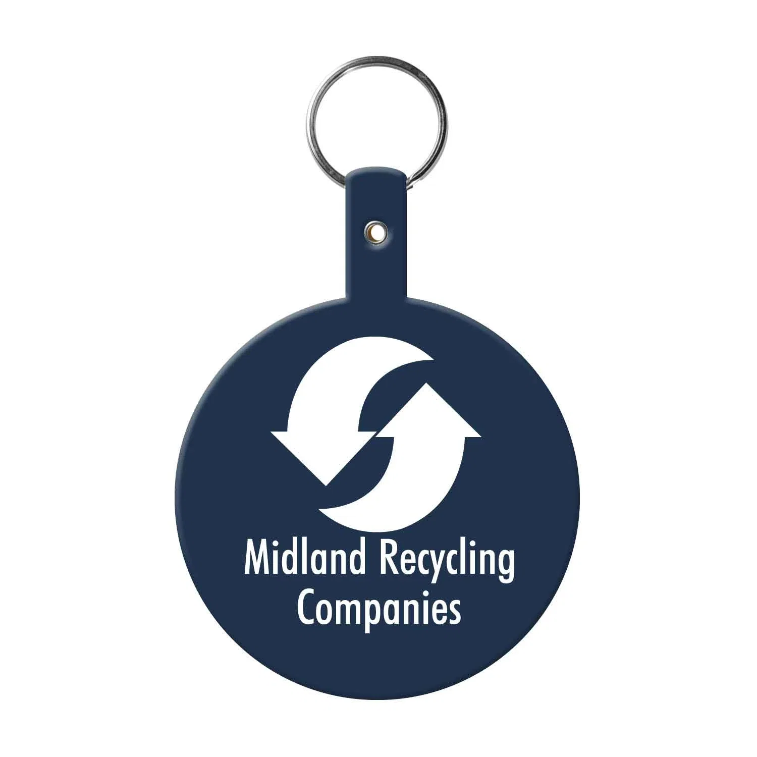 Large Circle Flexible Key Tag — view 17