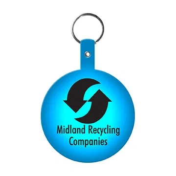 Large Circle Flexible Key Tag — view 18