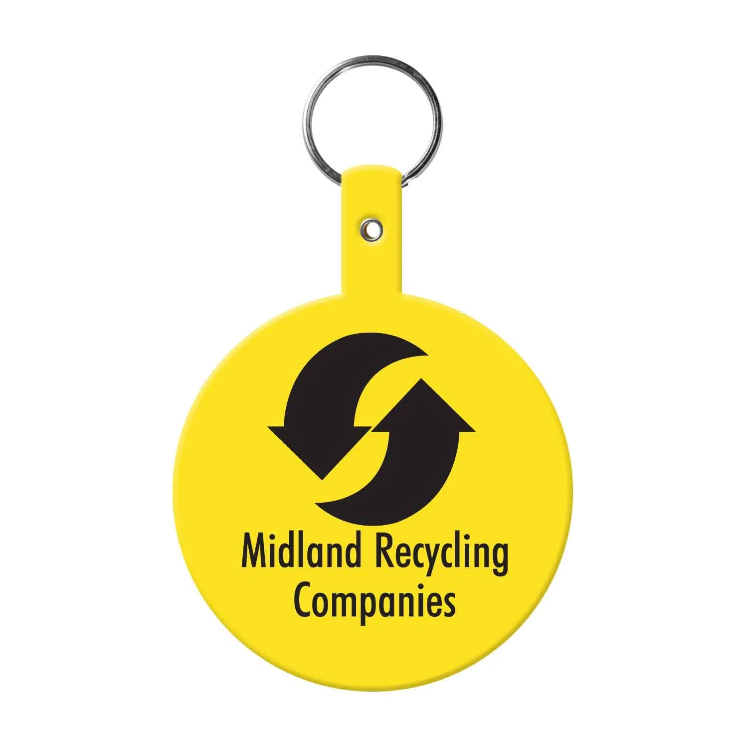 Large Circle Flexible Key Tag — view 19