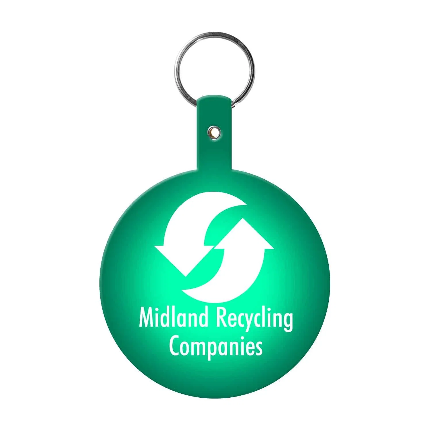 Large Circle Flexible Key Tag — view 7