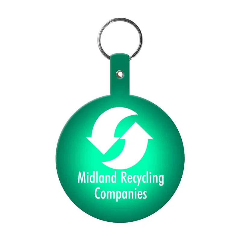 Large Circle Flexible Key Tag — view 7