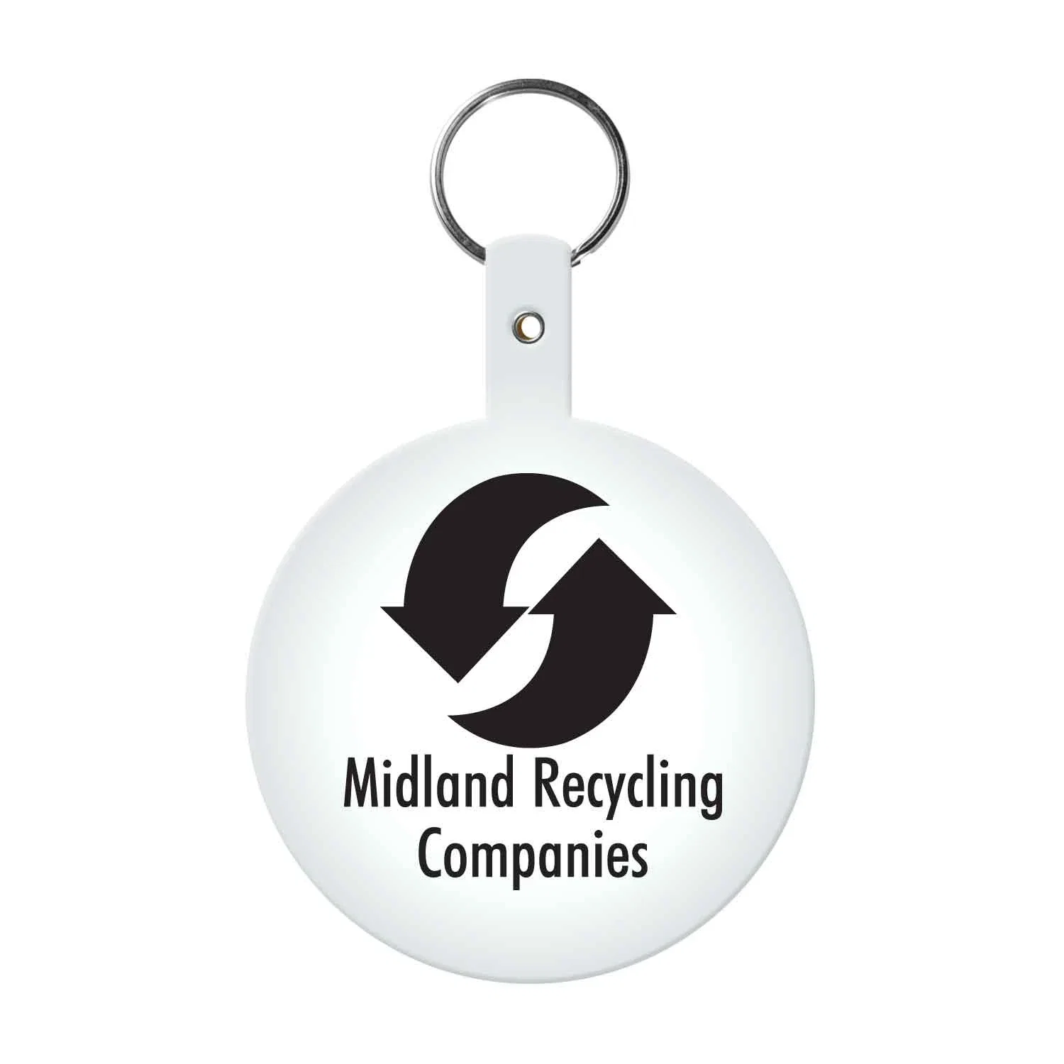 Large Circle Flexible Key Tag — view 8