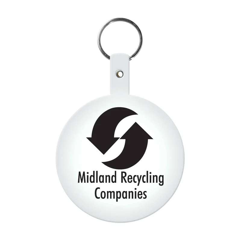 Large Circle Flexible Key Tag — view 8