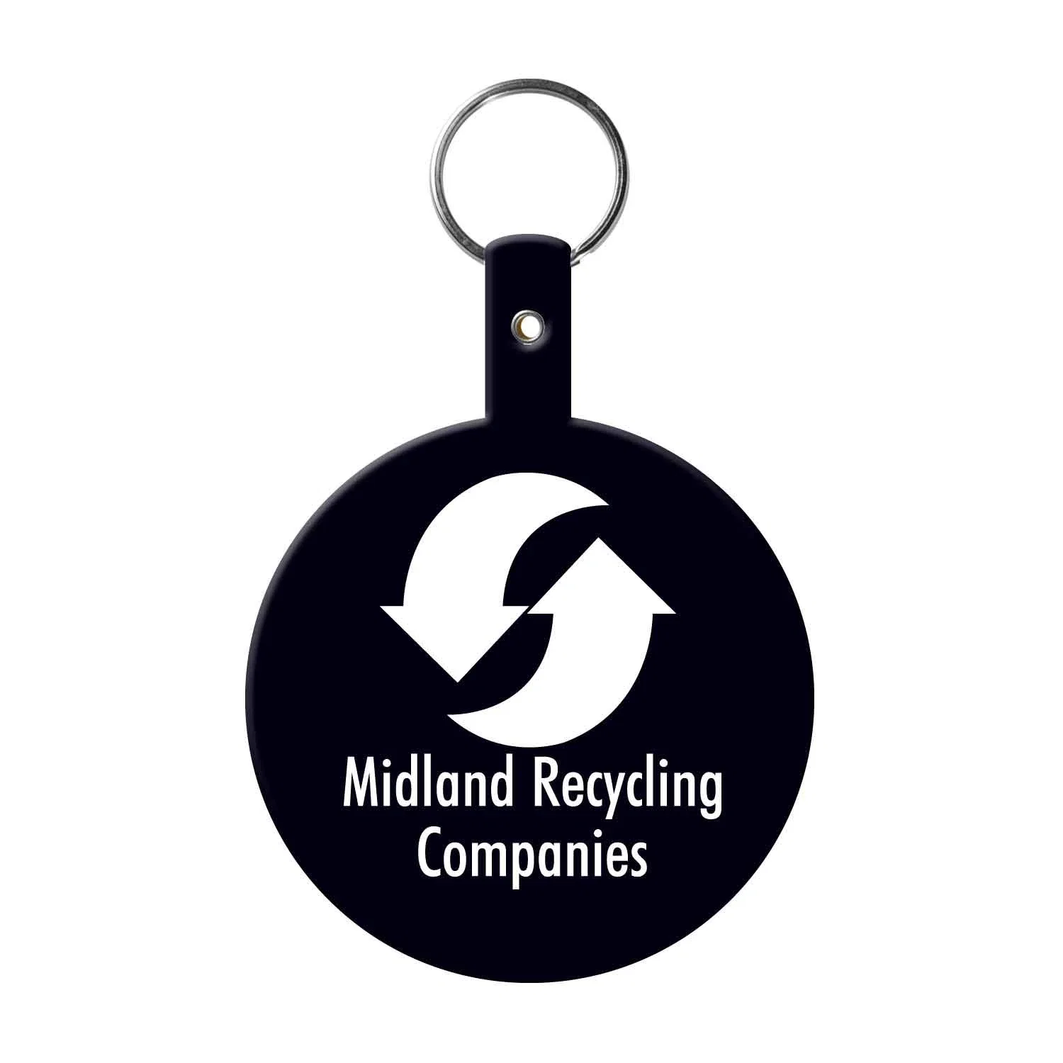Large Circle Flexible Key Tag — view 9