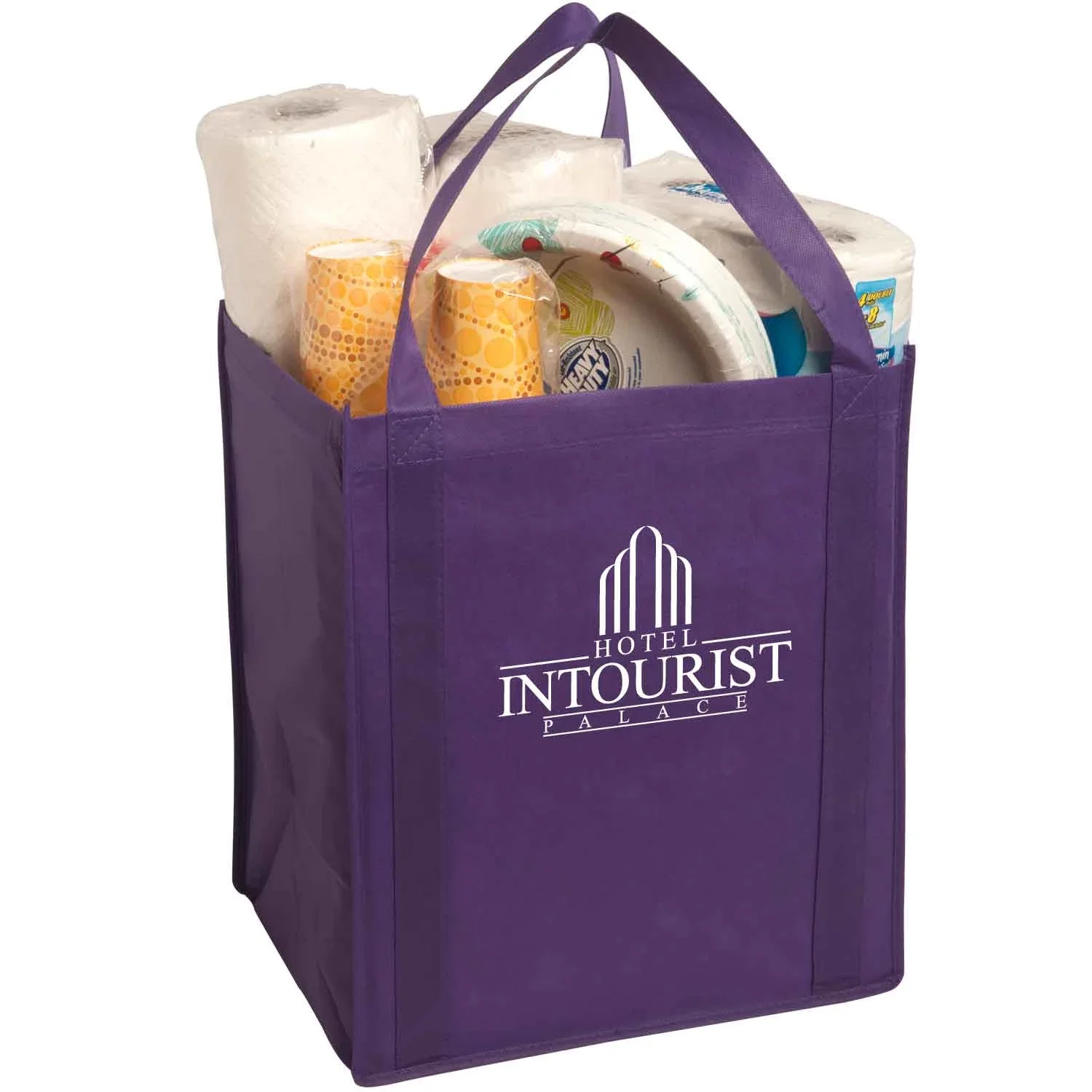Large Non-Woven Grocery Tote — view 11