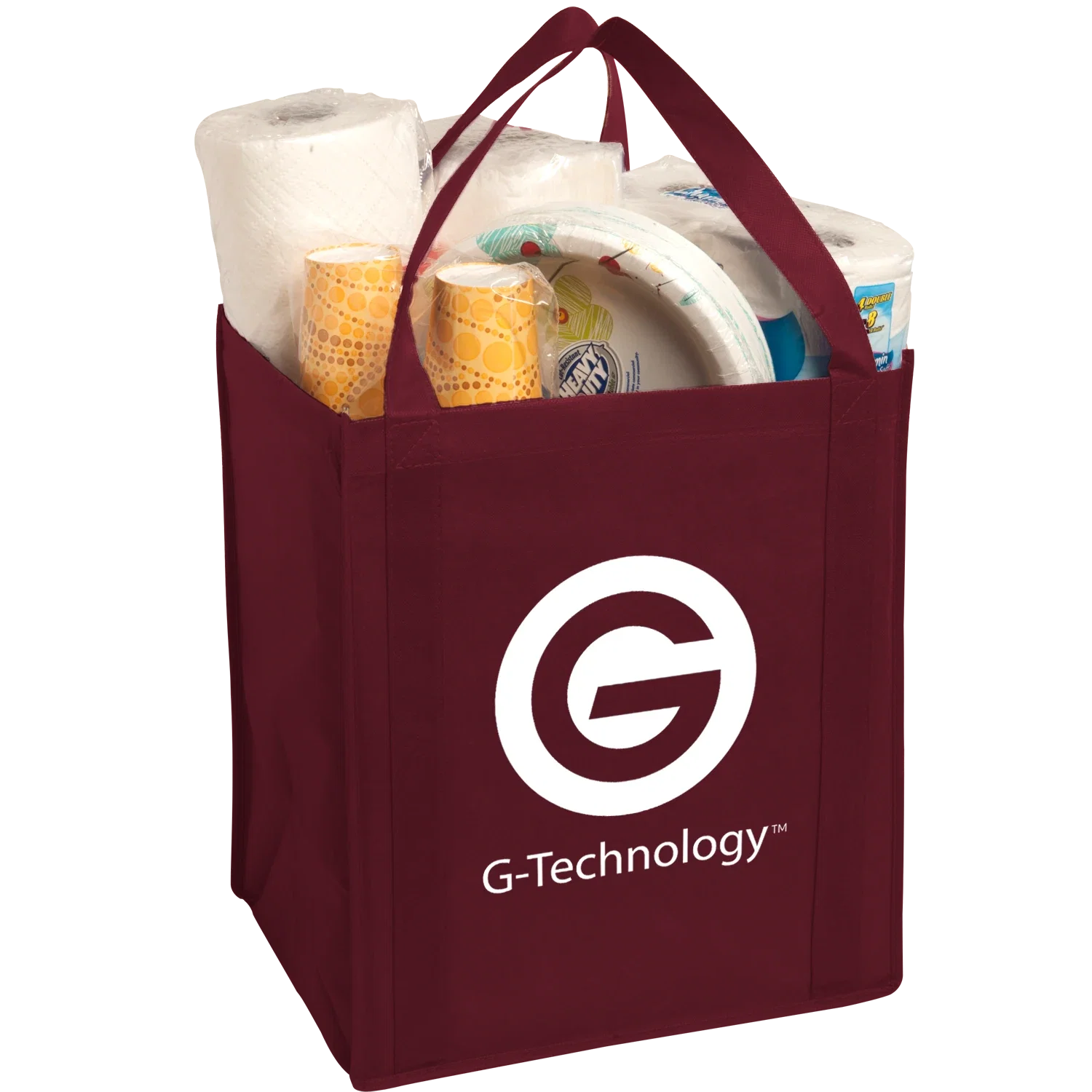 Large Non-Woven Grocery Tote — view 3