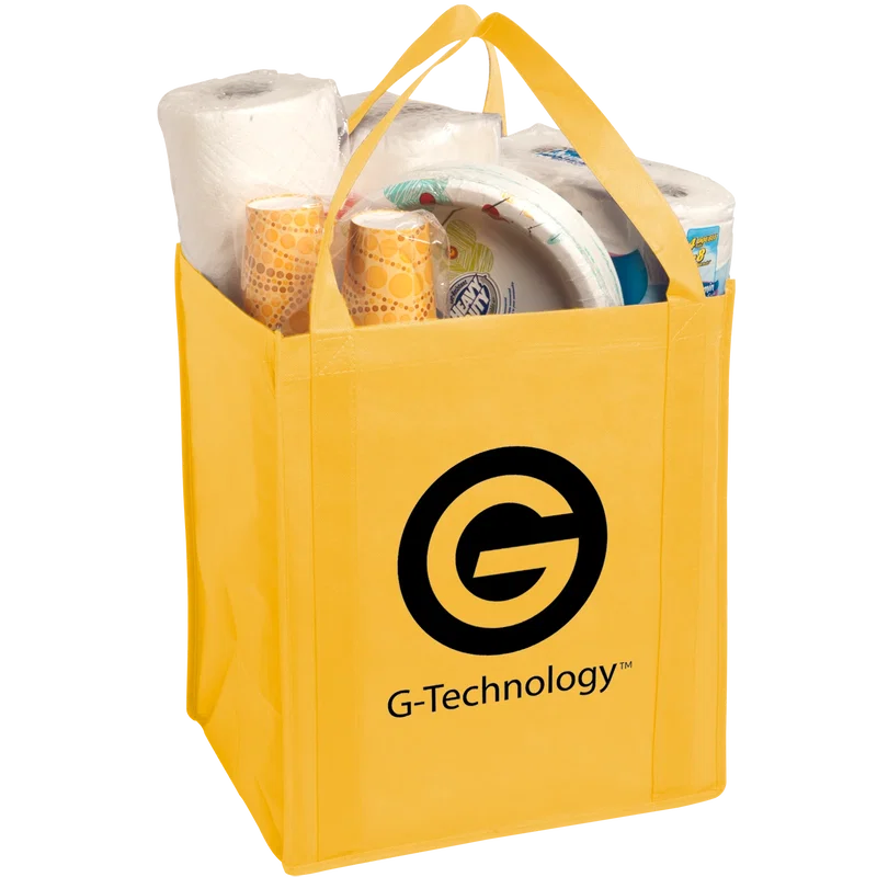 Large Non-Woven Grocery Tote — view 4