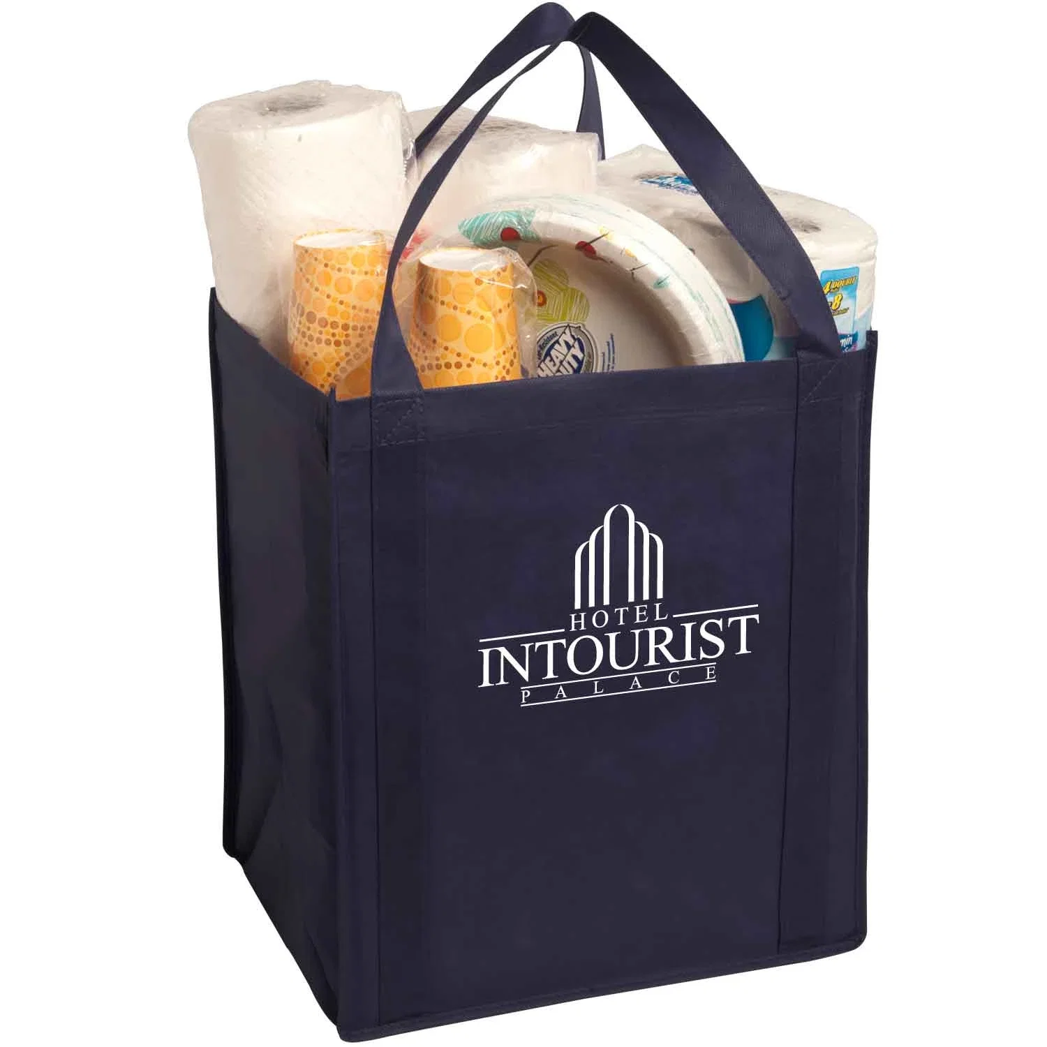 Large Non-Woven Grocery Tote — view 8