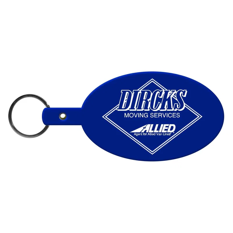 Large Oval Flexible Key Tag — view 12