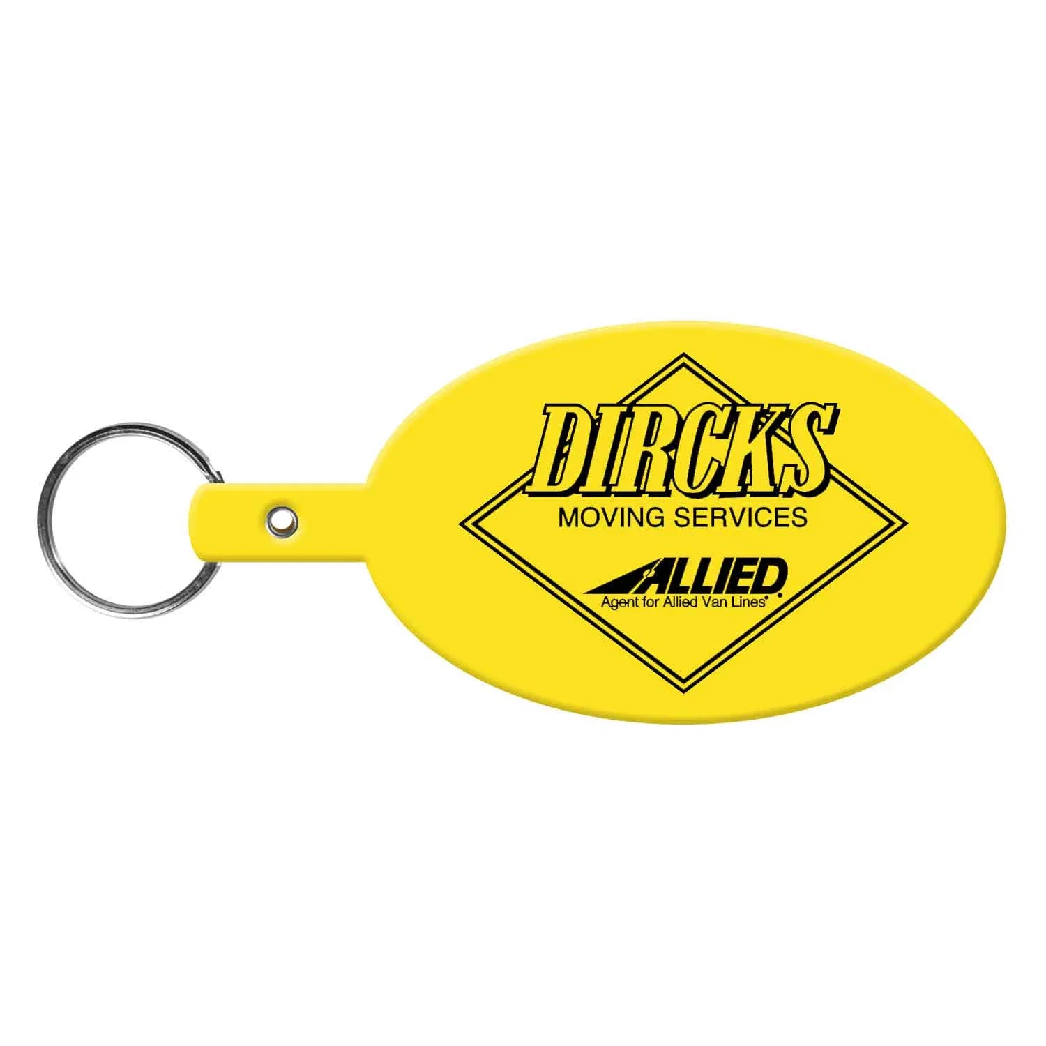 Large Oval Flexible Key Tag — view 17