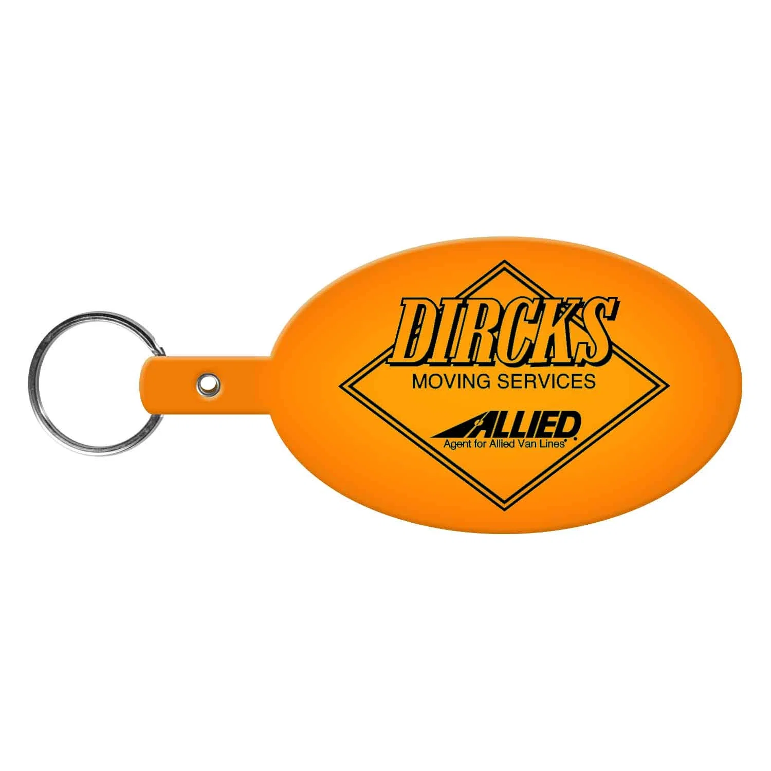 Large Oval Flexible Key Tag — view 5