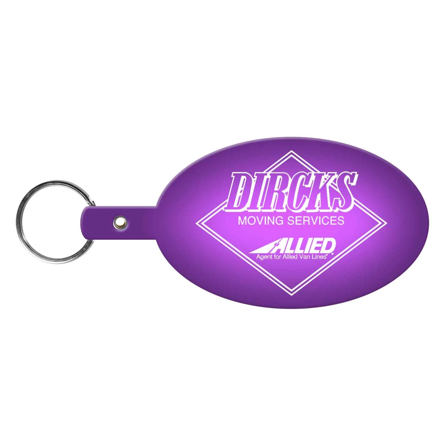 Large Oval Flexible Key Tag — view 6