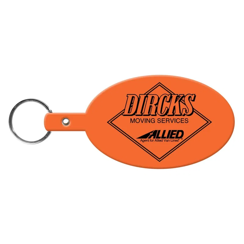 Large Oval Flexible Key Tag — view 8