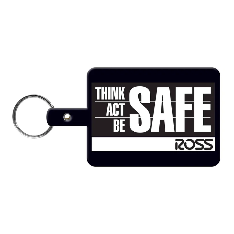 Large Rectangle Flexible Key Tag — view 13
