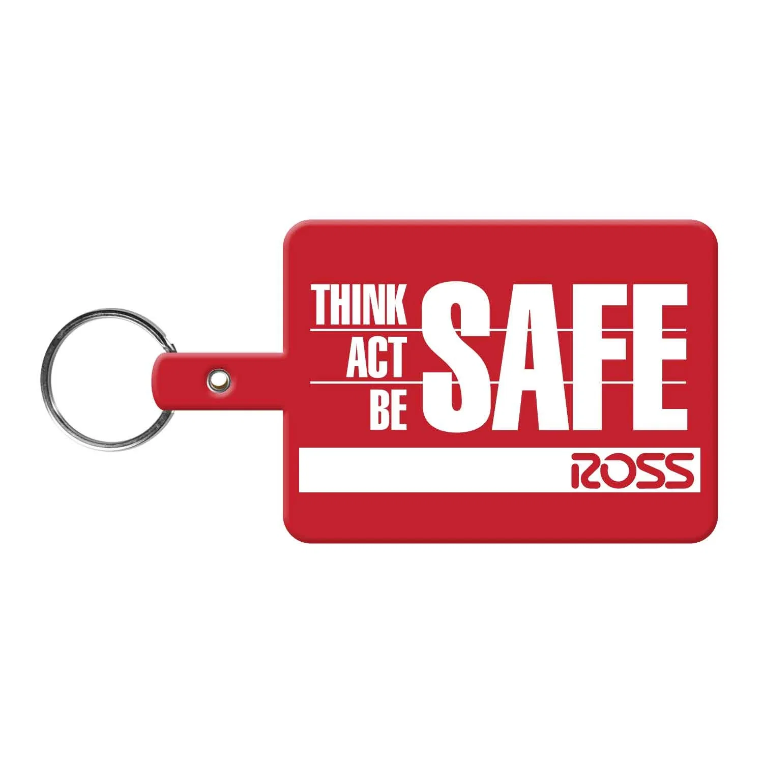 Large Rectangle Flexible Key Tag — view 14