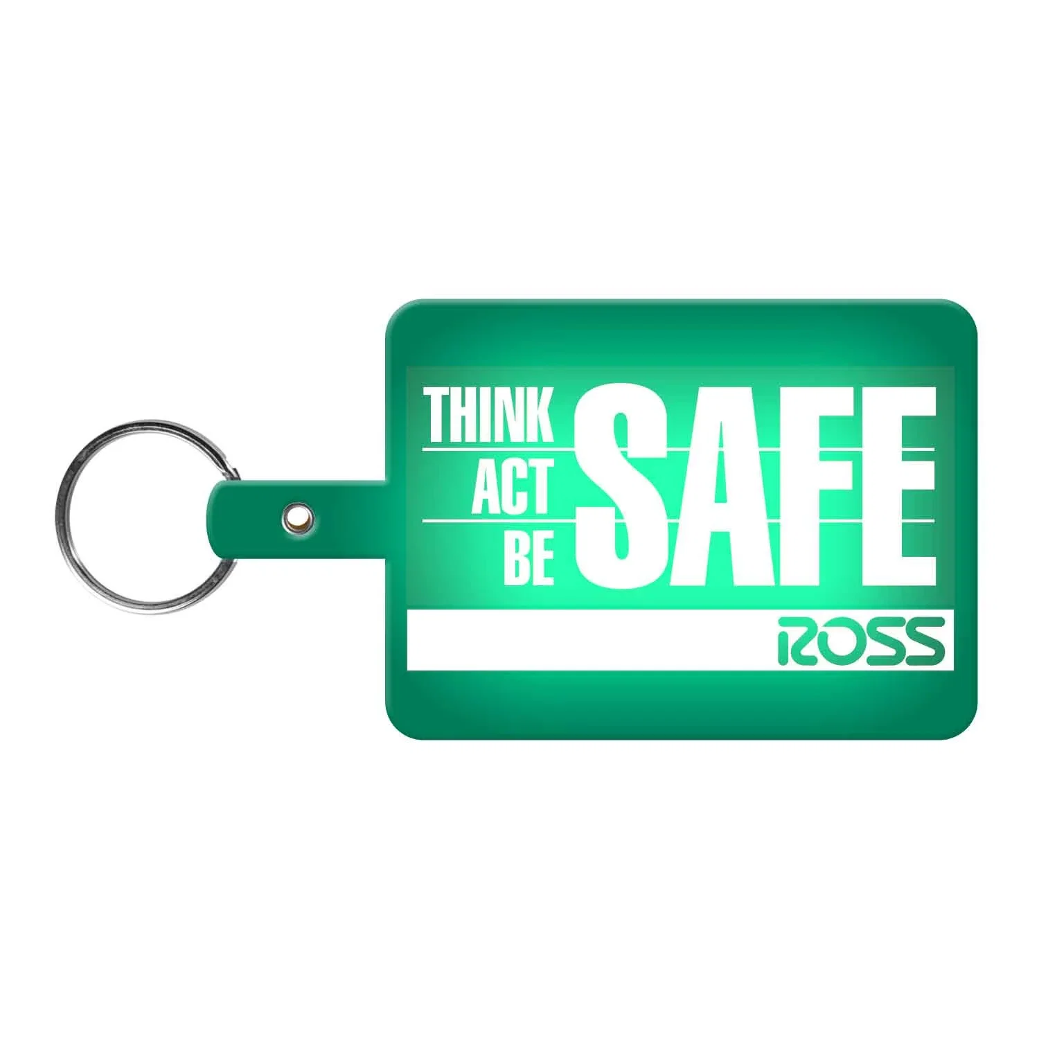 Large Rectangle Flexible Key Tag — view 6