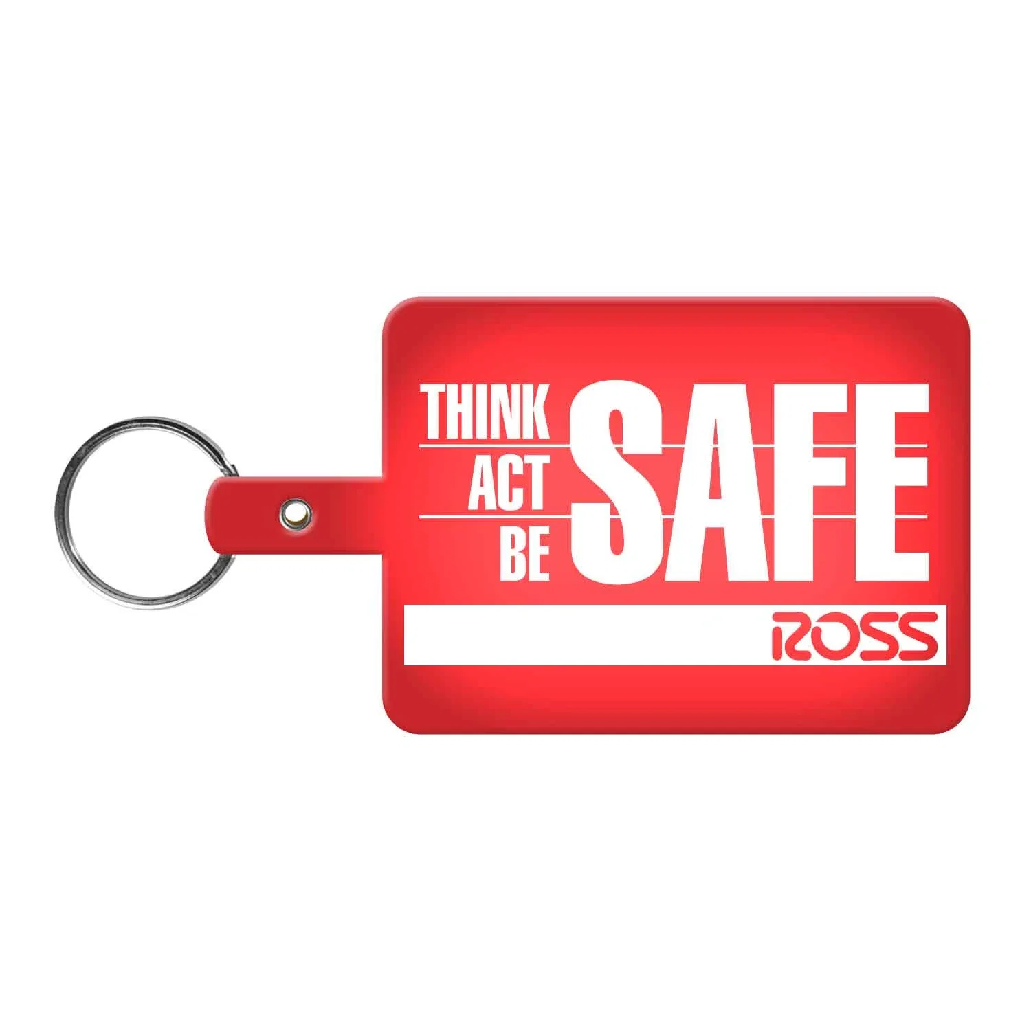 Large Rectangle Flexible Key Tag — view 7