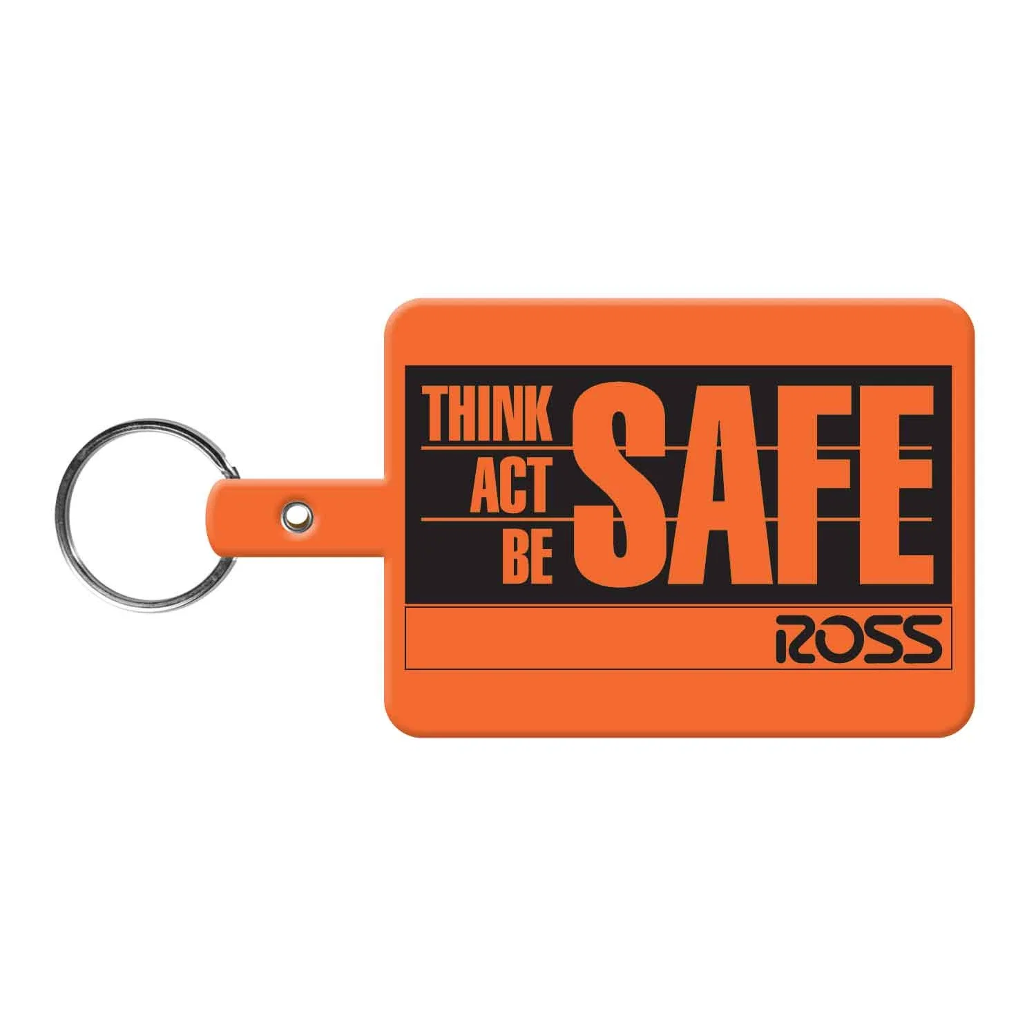 Large Rectangle Flexible Key Tag — view 8