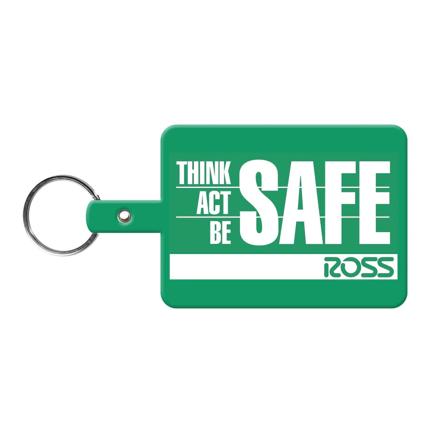 Large Rectangle Flexible Key Tag — view 9