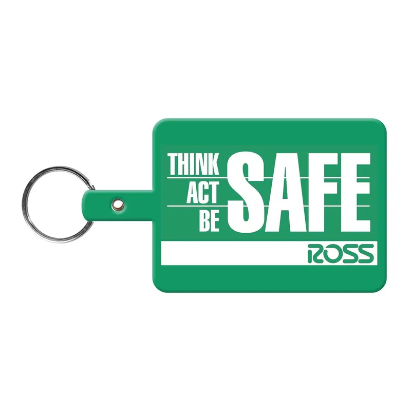 Large Rectangle Flexible Key Tag — view 9