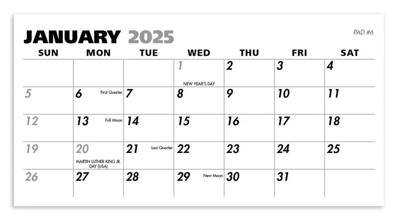 Custom Legacy Desk Calendar — view 6
