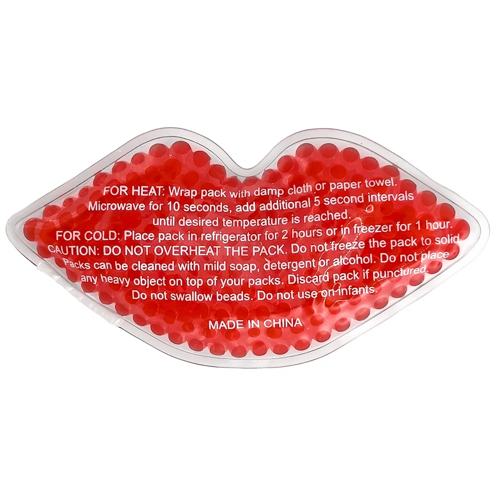 Personalized Lips Gel Beads Hot/Cold Pack — view 3