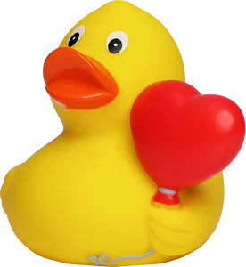 Customized Love Rubber Duck