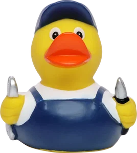 Promotional Mechanic Rubber Duck