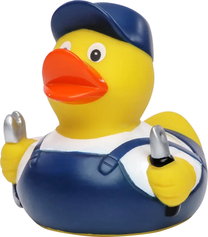 Promotional Mechanic Rubber Duck — view 3