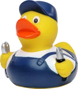 Promotional Mechanic Rubber Duck