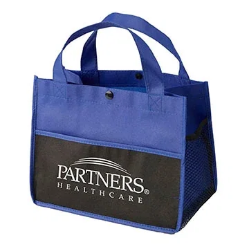 Mini Snap Non-Woven Lunch Tote — view 5
