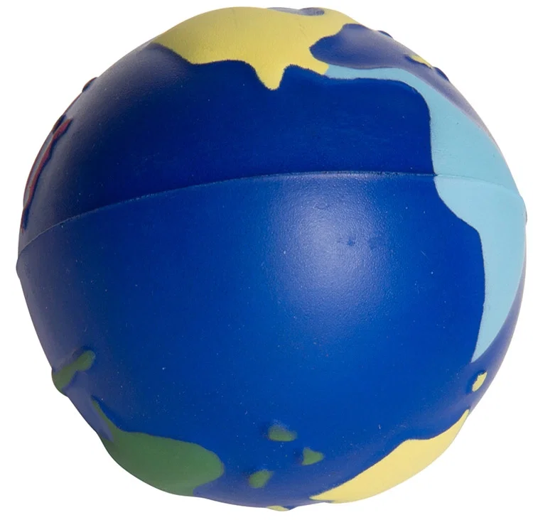 Multi-Color Earth Stress Ball — view 2
