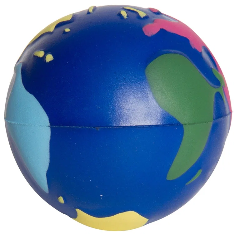 Multi-Color Earth Stress Ball — view 6