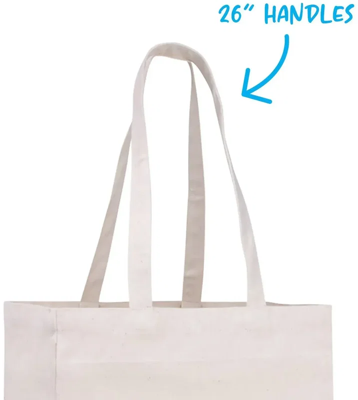 Custom Natural Cotton Tote — view 2