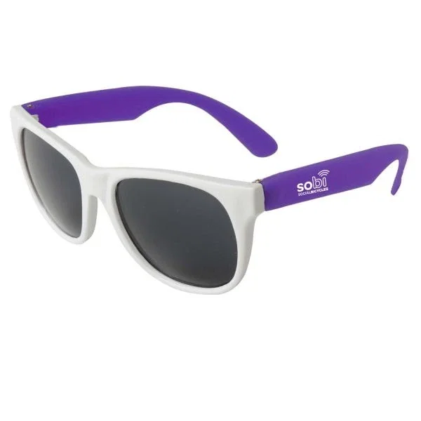Neon Sunglasses: White Frame — view 11