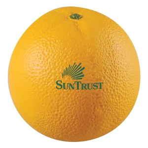 Custom Printed Orange Stress Reliever