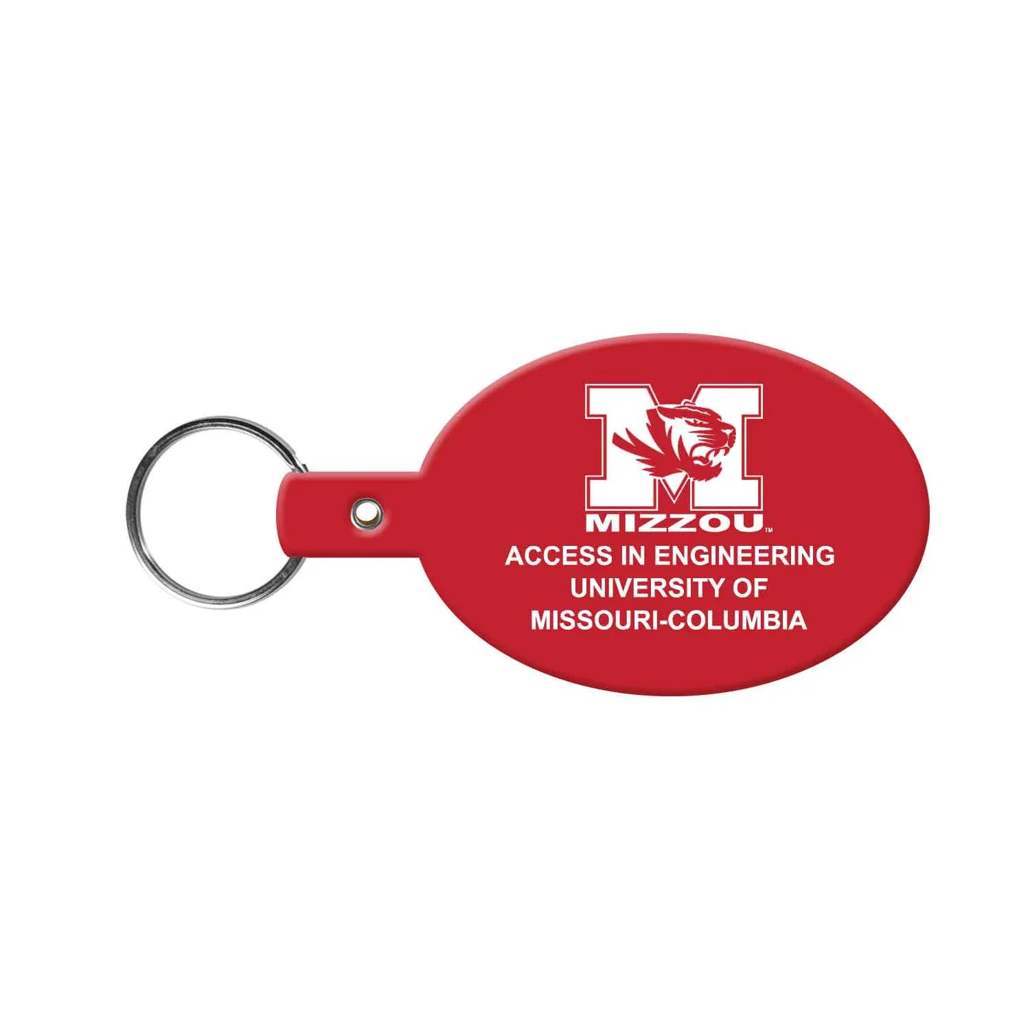 Oval Flexible Key Tag — view 2